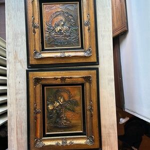 Vintage Etta B. Cien Pair of Paintings